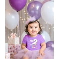 thumbnail image 2 of I'm 2 Birthday Shirt for Boys & Girls Happy Birthday to Me Unisex Toddler Tee Purple Shirt 2T, 2 of 5