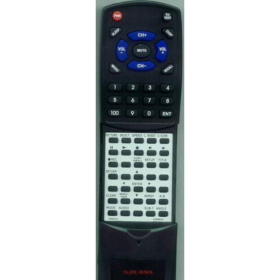 Replacement Remote for EMERSON NE223UD, NE225UD, RTNE223UD, EWC19T4, CETD204, EWC27T4