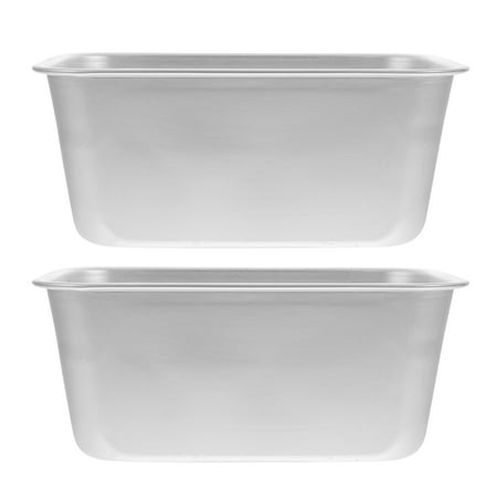 

2pcs Aluminium Alloy Gel Cake Molds for Burger Cake Toast Baking Baking Mold Trays
