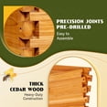thumbnail image 3 of 10-Frame Langstroth Beehive Dipped in 100% Beeswax, Complete Bee Hives and Supplies Starter Kit Includes 2 Deep Hive Bee Box and 2 Bee Hive Super with Beehive Frames and Foundation, 3 of 6