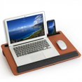 thumbnail image 1 of Mesa portátil para laptop HLead con alfombrilla de mouse de cuero PU, compatible con 17", 1 of 7