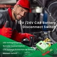 thumbnail image 3 of QAOlDH Kill Switch for Car, Remote Battery Disconnect Switch 12V 240A, Car Battery Kill Switch Anti Theft,Remote Battery Kill Switch for Car, Truck, RV, 3 of 4
