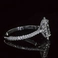 thumbnail image 2 of 2.50Ct Radiant Cut Simulated Diamond Halo Engagement Ring 14K White Gold Finish Size-7, 2 of 4