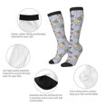 thumbnail image 3 of Xecao Colorful Mandalas Print Compression Socks for Both Men And Women for Running, Travel, Flight, Nurse, 3 of 6