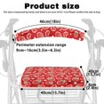 thumbnail image 6 of POLERO Gift Option Rollator Seat Cover for Indoor, Non-Slip Washable Seat & Backrest Cover Set Polyester Fabric Rollator Walker Seat & Backrest Cover Set, Strawberry & Heart Pattern, 6 of 10