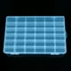 thumbnail image 3 of Caja de almacenamiento de plástico con 36 compartimentos ajustable, caja para pendientes de joyería (azul), 3 of 7
