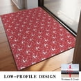 thumbnail image 3 of Red Christmas Deer and Snowflake Pattern Door Rugs,Washable Non Slip Door Mats Indoor,Decorative Door Mats,Entry Mat Indoor for Entrance,Bedroom,Kitchen,Bathroom,20"x32", 3 of 6