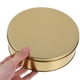 thumbnail image 5 of ColoMX 4 Latas De Galletas Navideñas Con Tapas Contenedores De Almacenamiento De Metal Redondos Latas De Regalos Navideños Para Galletas Dulces Y Aperitivos Frascos De Lata Recargables Dorados, 5 of 7