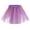 Purple, variant on Women's Multicolor Tulle Underskirt, Rainbow Layered Poofy Short Crinoline for Volume Under Dresses, Party, Performance, and Themed Outfits, Adjustable Waist for Layering White
