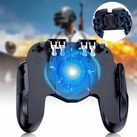 PUBG Mobile Phone Gamepad Game Controller Joystick + Cooling Fan for iOS Android