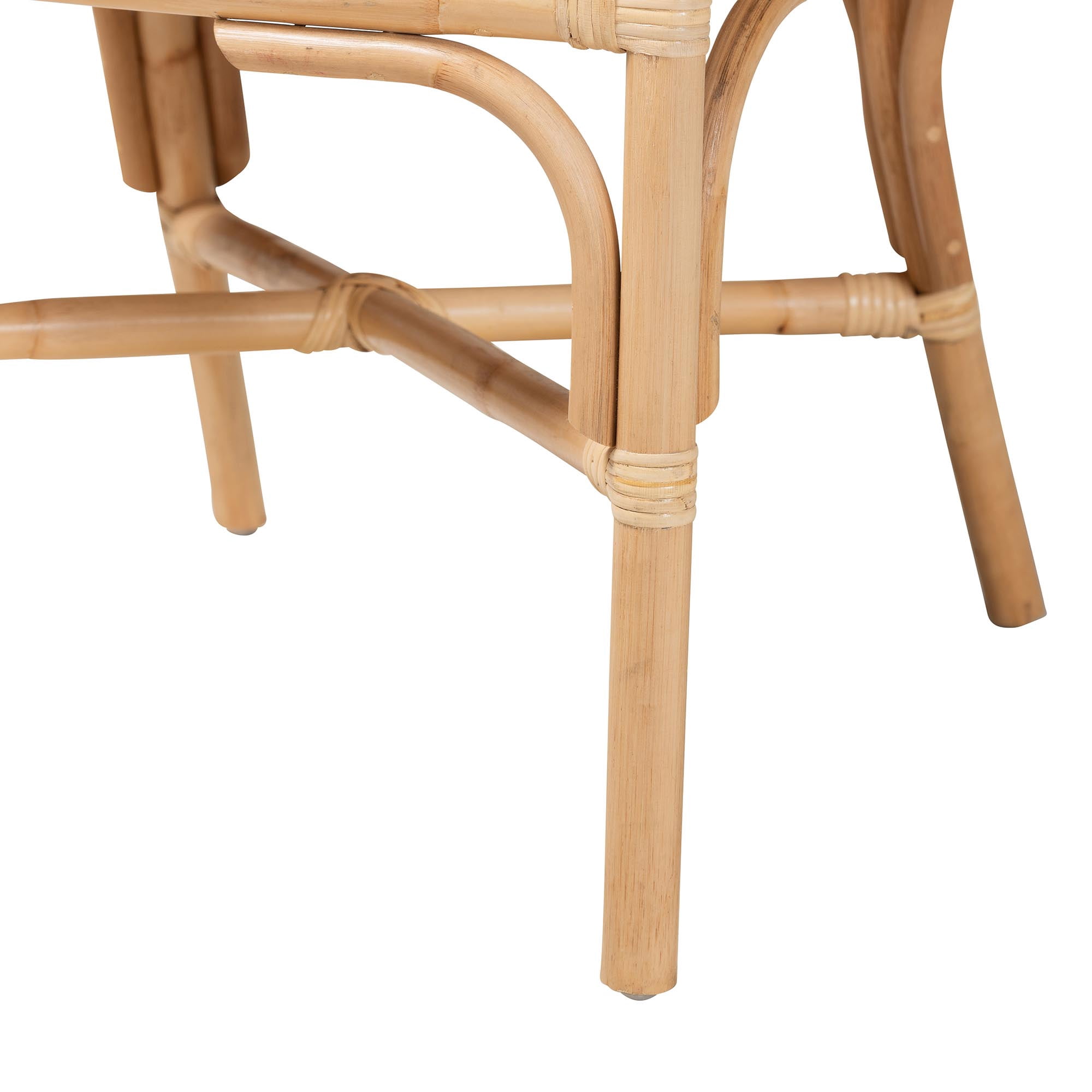 bali & pari Hollis Boho Dining Chair, Natural