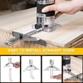thumbnail image 5 of Starwal 800W Compact Wood Router with 1/4" Collet, Adjustable Depth, 30,000 RPM, Includes Guides & Wrenches for Trimming, Grooving & Woodworking, 5 of 7
