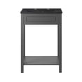 thumbnail image 3 of Modway Altura 24" MDF Ceramic and Particleboard Bathroom Vanity in Gray/Black, 3 of 8