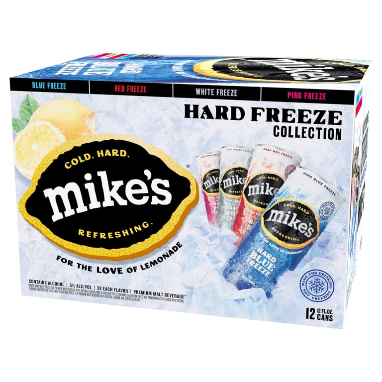 Mike's Hard Freeze Variety Pack, 12 Pack, 12 fl oz Cans, 5% ABV