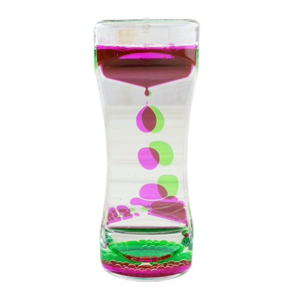 Jouets de Sablier d'Huile de Minuterie de Minuterie Liquide Coloré pour Enfants et Adultes