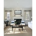 thumbnail image 3 of Living District Rohan 54" 6-Light Transitional Metal Chandelier in White, 3 of 9