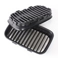 thumbnail image 6 of Pair Matte Black Hood Kidney Grill Grille For BMW e36 325i 320i 318is 1992 1993 1994 1995 1996, 6 of 7