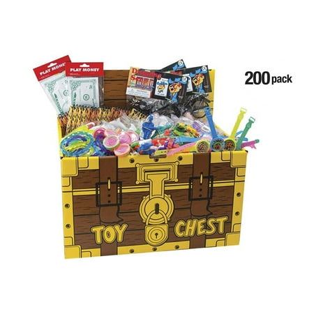 - Vivid Medical, Dental Patient Giveaway Party Favor Deluxe Toys With Toy Chest For Child Patients, Birthday Treasure Hunt, Classroom Use Assortment of 200 Pack