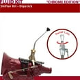 thumbnail image 1 of American Shifter  C4 Shifter Kit 10 in. Dipstick Chrome Dual Shift Ringed Knob for F6EBC, 1 of 1