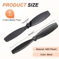 thumbnail image 2 of Uxcell 5 Set 55mm/2 Inch Propeller RC Propellers 2-Vane Blades Props for Lightweight Drones Motor Special Prop Accessories, Black, 2 of 7