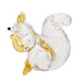 thumbnail image 3 of KAKOWELY Figura de ardilla de cristal para decoración de escritorio, regalo de cumpleaños, adorno de animal en miniatura para macetas y decoración de jardín., 3 of 5