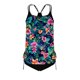 thumbnail image 4 of Tankini estampado para mujer, top y braguita, bikini holgado con cordón ajustable, conjunto de bikini dividido, traje de baño de dos piezas para mujer, trajes de baño tankini para mujer, traje de baño, 4 of 6