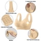 thumbnail image 4 of HongQid 2PCS No Underwire Bra for Women Seamless Plus Sized Bralettes Everyday Basic Sleeping Wireless Bras, 4 of 9