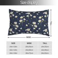 thumbnail image 2 of Goofa Daisies Flowers Print Plush Throw Pillow Case, Soft Velvet with Hidden Zipper, Decorative Cushion Cover for Sofa, Bed, Car, and Home Décor-20"x30", 2 of 6