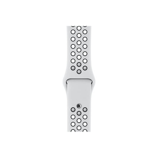 Apple Watch Series 3 (GPS) - 38 mm - silver aluminum smart watch with Nike sport band - Walmart.com