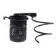 thumbnail image 1 of Soporte para de cabellero de Aluminio Negro, Soporte de Pared para Ventilador en , Estante Colgante con Taza Y de Enchufe para , Macarena secador de pelo, 1 of 7