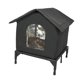 thumbnail image 3 of Caseta para gatos de exterior, suministros para mascotas, refugio portátil y cálido para gatos callejeros. M Negro, 3 of 9