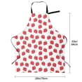 thumbnail image 5 of Lsque Cartoon Strawberry Waterproof Apron Chef Aprons for Men Heavy Duty Chemical Work Apron Extra Long Grilling Aprons with Adjustable Bib Apron, 5 of 9