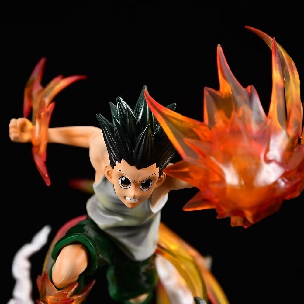 New Hunter×Hunter Gon Freecss (combat Ver) Character Anime Model Statue Action Figures Desktop Ornament Popular Decorations Fan Souvenirs Creative Gift Collectable