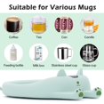 thumbnail image 3 of WJCA 3-Temperature Smart Mug Warmer, Auto Shut-Off Heating Pad for Coffee Tea Milk, Multi-Purpose Desk Candle Warmer, Assorted Colors., 3 of 6