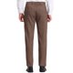 thumbnail image 3 of Pantalones de vestir planos de color bloque impresos geométricos casuales para hombres INSPIRE CHIC 38 Marrón, 3 of 7