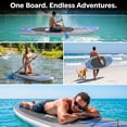 thumbnail image 6 of Wide Stance, Bottom Fin for Paddling, Surf Control, Non-Slip Deck Youth And Adult Standing Boat, 6 of 8