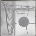 thumbnail image 5 of Charlotte Lighting Ensemble de 2 Lampes de Table Style Moderne 7 Pouces x 7 Pouces x 20 Pouces Abat-Jour en Tissu de Lin avec Nervures de Feuilles Encadrées de Fil Couleur Porcelaine Abat-Jour en Lin, 5 of 5