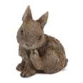 thumbnail image 5 of Melrose Mini Bunny Rabbit Outdoor Garden Figurines - 5" - Brown, 5 of 7