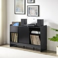 thumbnail image 6 of Crosley Furniture Arden Record Player Cabinet With Vinyl Storage Black, 6 of 10