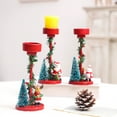 thumbnail image 3 of Adornos navideños transfronterizos, árbol de Navidad de resina para escritorio, candelabro de anciano, adornos para fiestas navideñas, 3 of 4