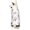 thumbnail image 1 of Fotbe Bbaseball Dog Sudadera con Estampado para Perros Pequeños – Suéter con Capucha para Mascotas, Tela Suave de Forro Polar con Bolsillo-Medium, 1 of 7
