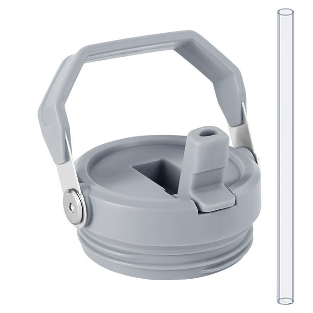 Tapa Pajita Reutilizable Con Asa A Salpicaduras para 40oz (gris)