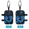 thumbnail image 3 of COEQINE Zippered Crutch Bag Broken Leg Crutch Bag Hummingbird Heart Floral Forearm Crutch Storage Organizer, Walking Cane Pouch, Lightweight Organizer Pouch, for Women Men, 3 of 7