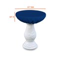 thumbnail image 3 of COVERS&ALL Round Bird Bath Cover, Bowl Well cover for Winter with Elastic, 18 Oz Heavy Duty Waterproof, UV & Weather Resistant for Outside Garden Fountain (21" Diameter x 18" H, Blue), 3 of 7