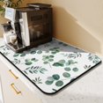 thumbnail image 2 of Washable Rubber Leaves Multicolored Flower Dish Drying Mats for Kitchen Counter Home Large Coffee Bar Pad Accessories and Decor for Utensils Stemware 23.5''x15.5'', 2 of 7