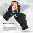 thumbnail image 4 of Guantes cálidos de invierno para hombre Guantes antideslizantes con pantalla táctil Irfora Guantes, 4 of 7