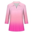 thumbnail image 5 of Spring Tops Women's Tops Casual Elbow Women's 3/4 Sleeve T Shirts Women's Blouses Reorder Items Trending Gifts, 5 of 5