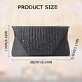 thumbnail image 4 of Clutch Purse Evening Bag for Women, Glitter Rhinestone Envelope Clutch Purse, Elegant Crossbody Bags with Chain, 4 of 5