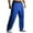 Blue, variant on BLCHUNen Sweatpants for Men Drawstring Elastic Waist Fleece Lined Sports Active Workout Athletic Casual Pants with Pockets