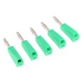 thumbnail image 6 of 5pcs Banana for Speaker Cable, Diameter 4mm (choose Colors) - green, as described, 6 of 7